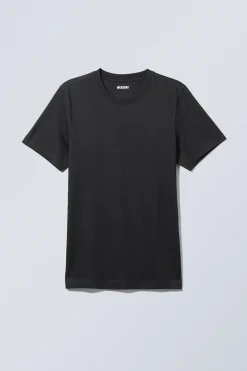 Weekday STANDARD MIDWEIGHT T-SHIRT black Hot