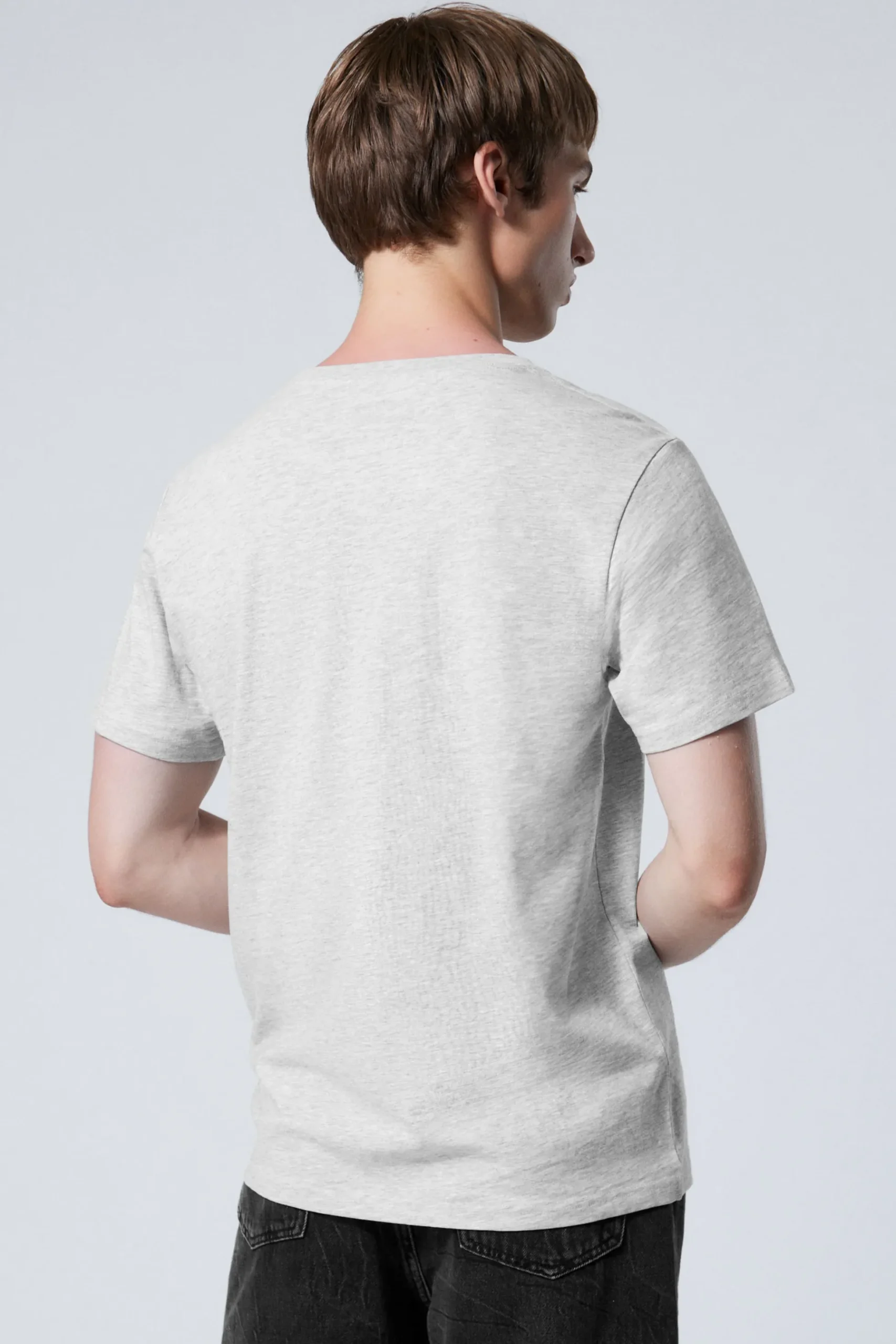 Weekday STANDARD MIDWEIGHT T-SHIRT grey Fashion