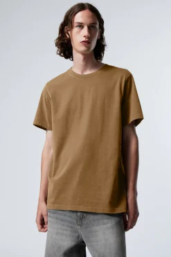 Weekday STANDARD MIDWEIGHT T-SHIRT dusty brown Store