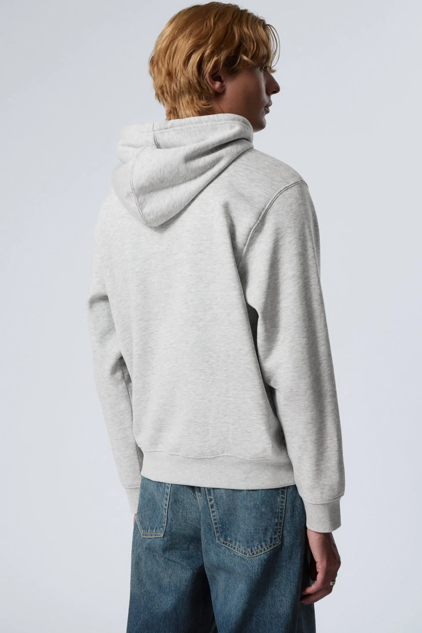 Weekday STANDARD MIDWEIGHT ZIP HOODIE grey Best Sale