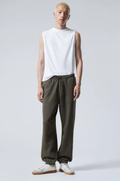 Weekday STANDARD SWEATPANTS off-black Store