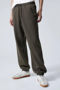 Weekday STANDARD SWEATPANTS off-black Store