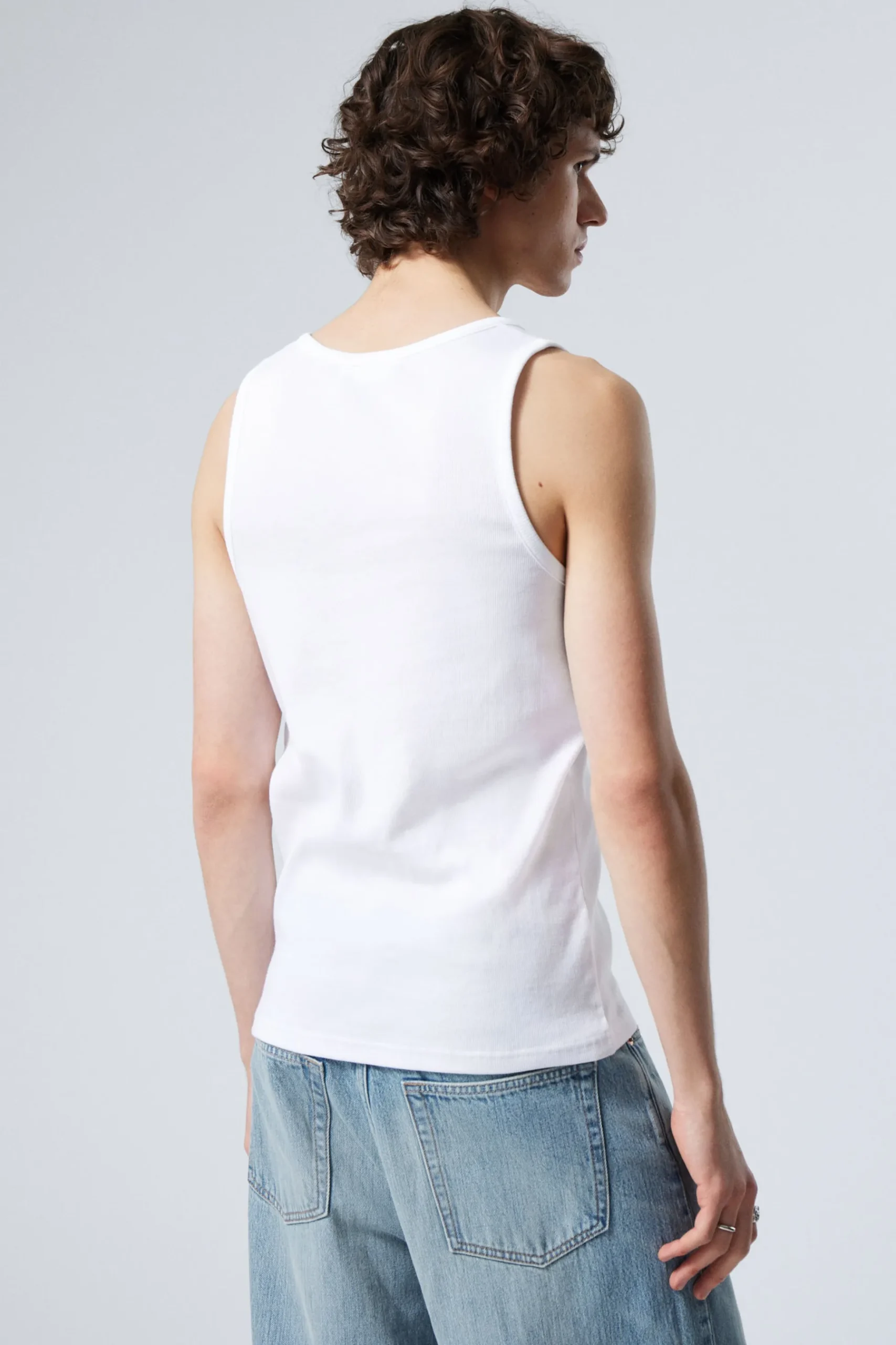 Weekday STANDARD TANK TOP white Outlet