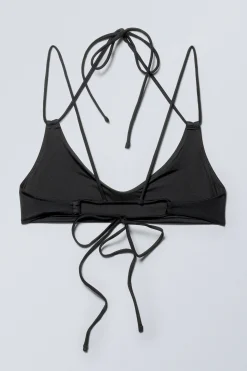 Weekday STRAPPY BIKINI TOP black Fashion