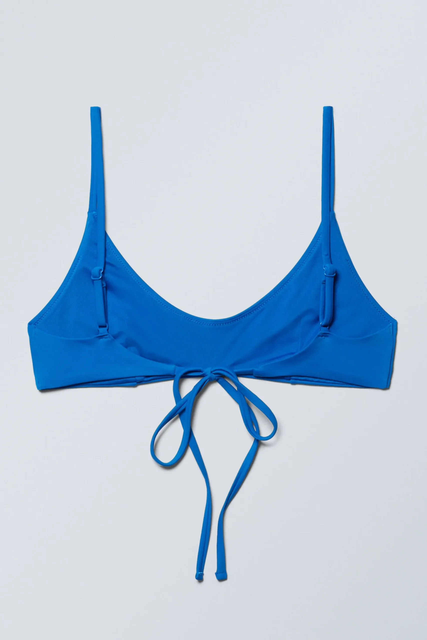 Weekday STRAPPY BIKINI TOP bright blue Flash Sale