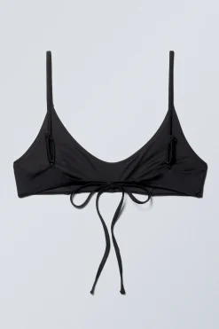 Weekday STRAPPY BIKINI TOP black New
