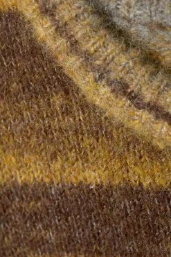 Weekday STRIPED REGULAR FIT SWEATER yellow/brown stripe Shop