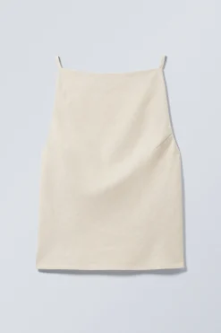 Weekday SUITING LINEN BLEND OPEN BACK TOP ecru Best Sale