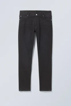 Weekday SUNDAY SLIM TAPERED LEG JEANS almost black black Cheap