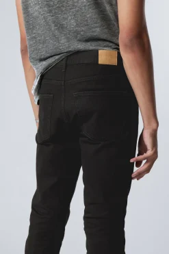 Weekday SUNDAY SLIM TAPERED LEG JEANS almost black black Cheap