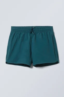 Weekday TAN STRUCTURE SWIM SHORTS petrol Best Sale