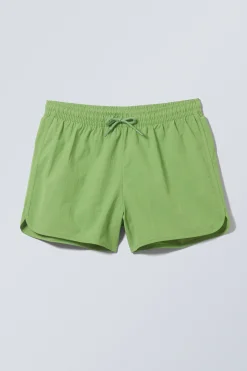Weekday TAN STRUCTURE SWIM SHORTS bright green Sale