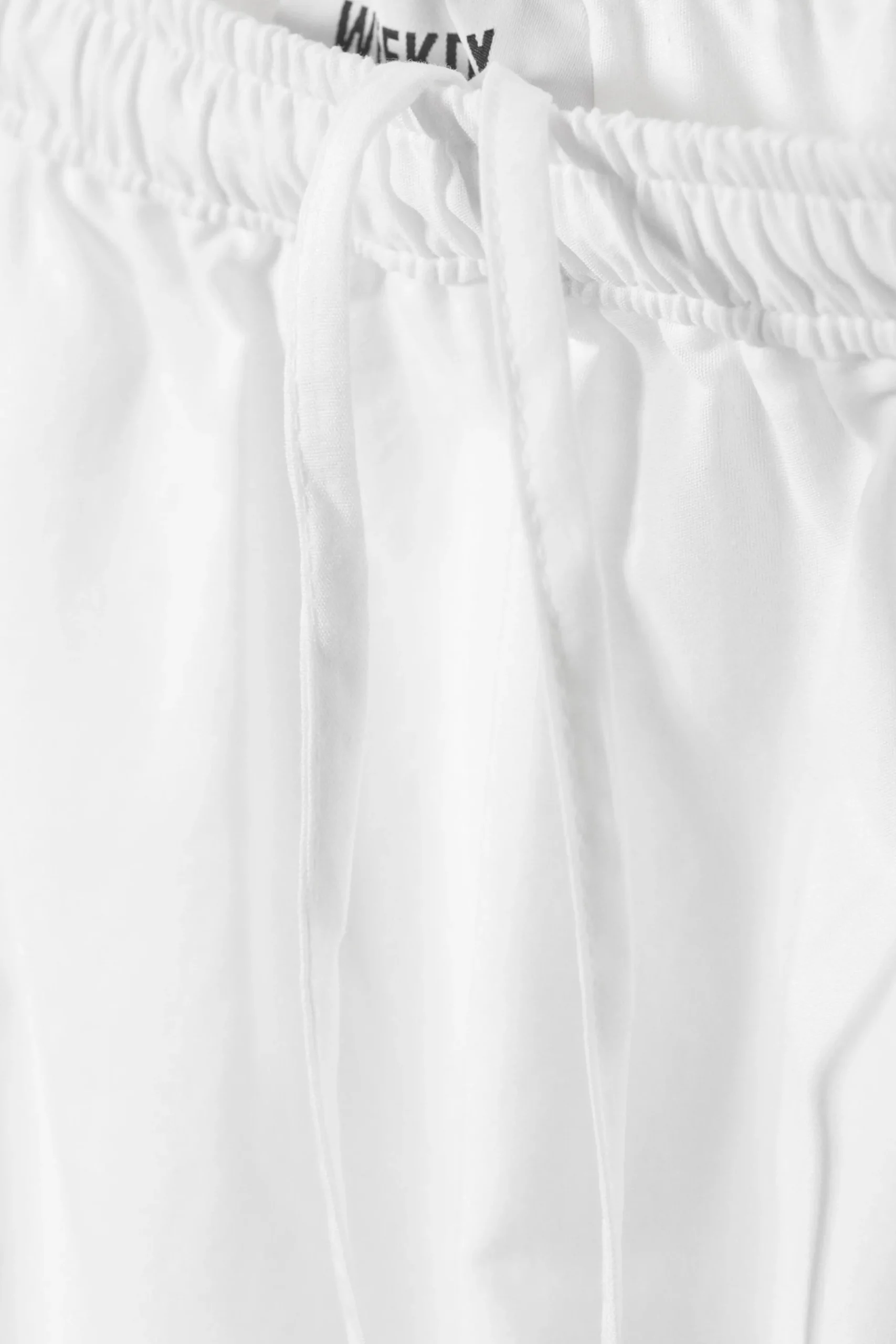 Weekday TIERED MAXI POPLIN SKIRT white Fashion