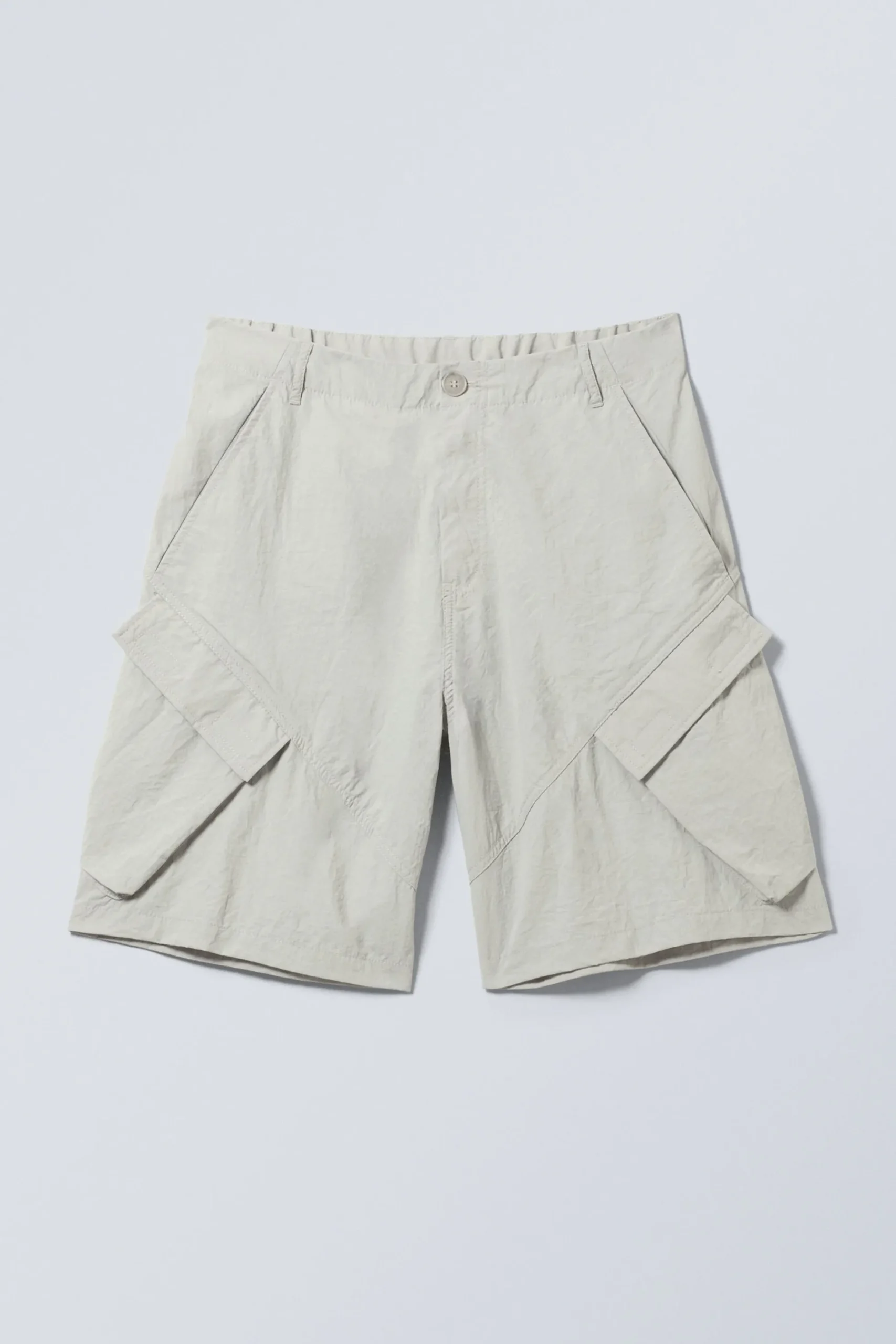 Weekday TILTED RELAXED CARGO SHORTS light dusty grey Hot