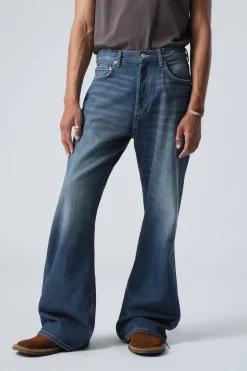 Weekday TIME LOOSE BOOTCUT LEG JEANS mine blue medium blue Flash Sale