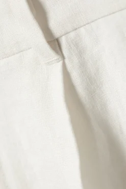 Weekday UNO LOOSE LINEN SUIT TROUSER white Flash Sale