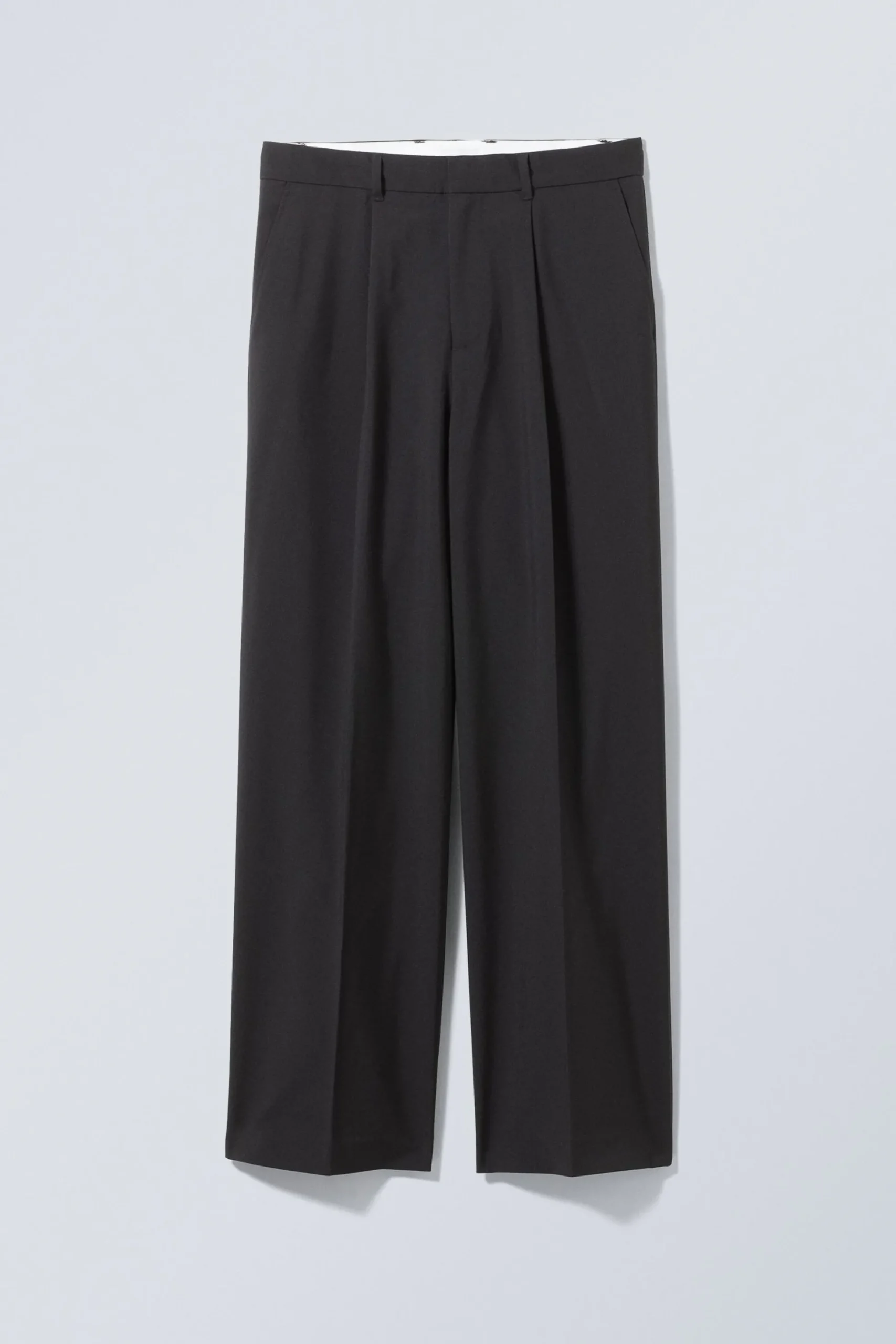 Weekday UNO LOOSE SUIT TROUSERS black Store