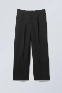 Weekday UNO LOOSE SUIT TROUSERS black Store