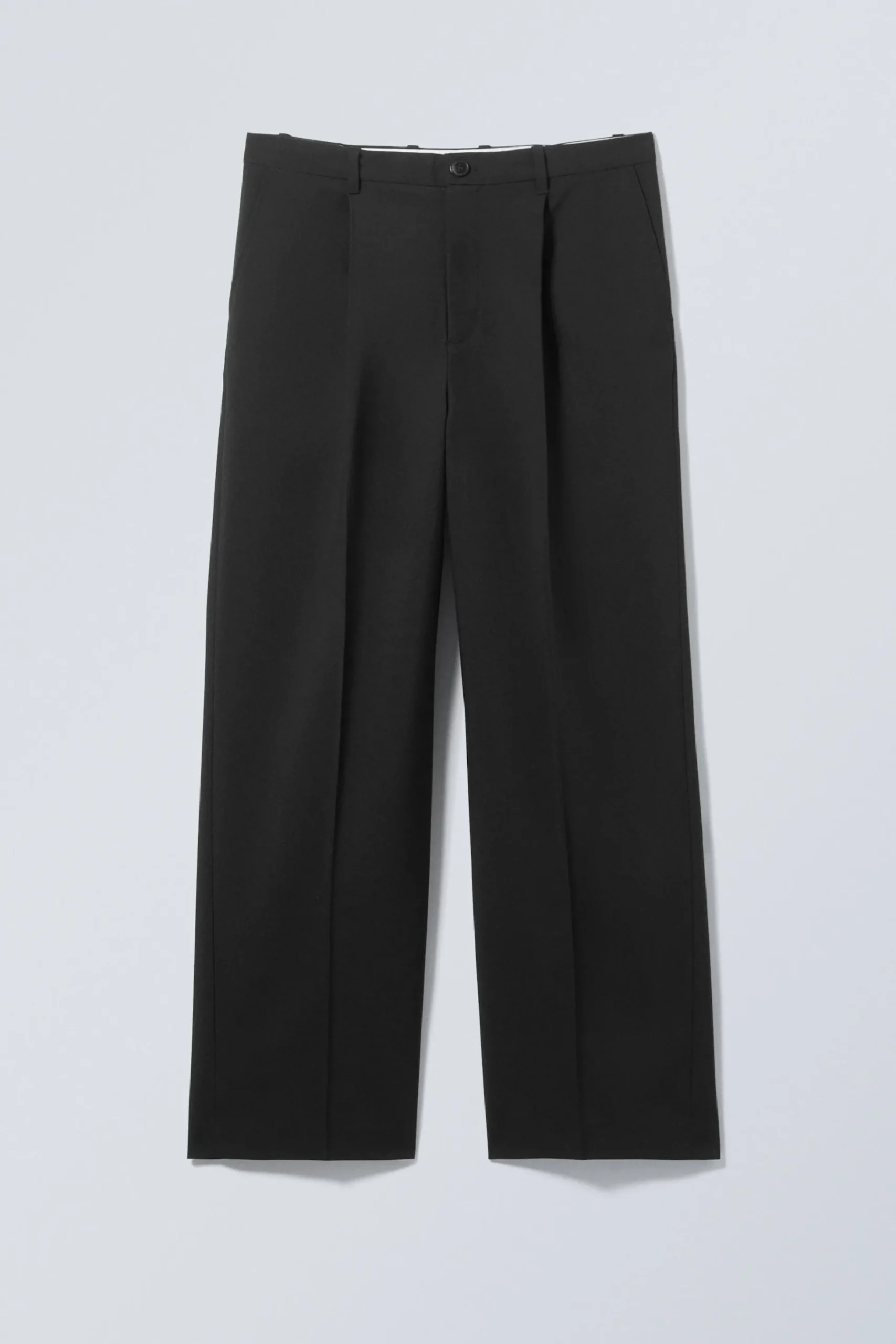 Weekday UNO LOOSE SUIT TROUSERS black Store