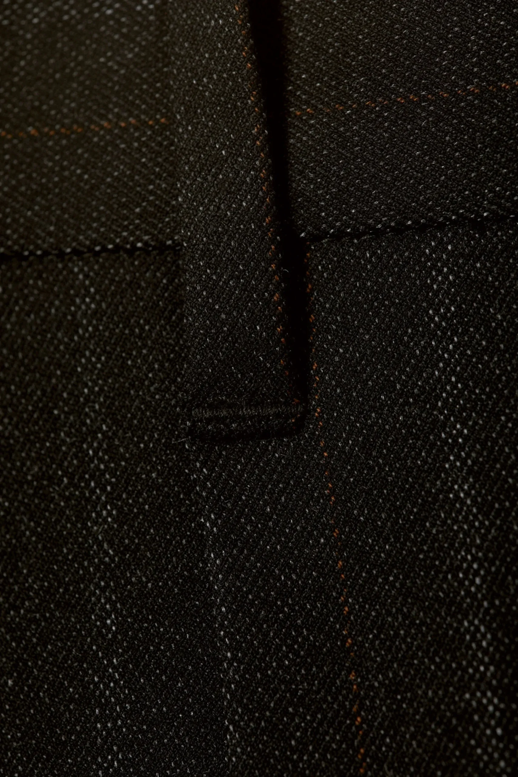 Weekday UNO LOOSE SUIT TROUSERS dark grey pinstripe New