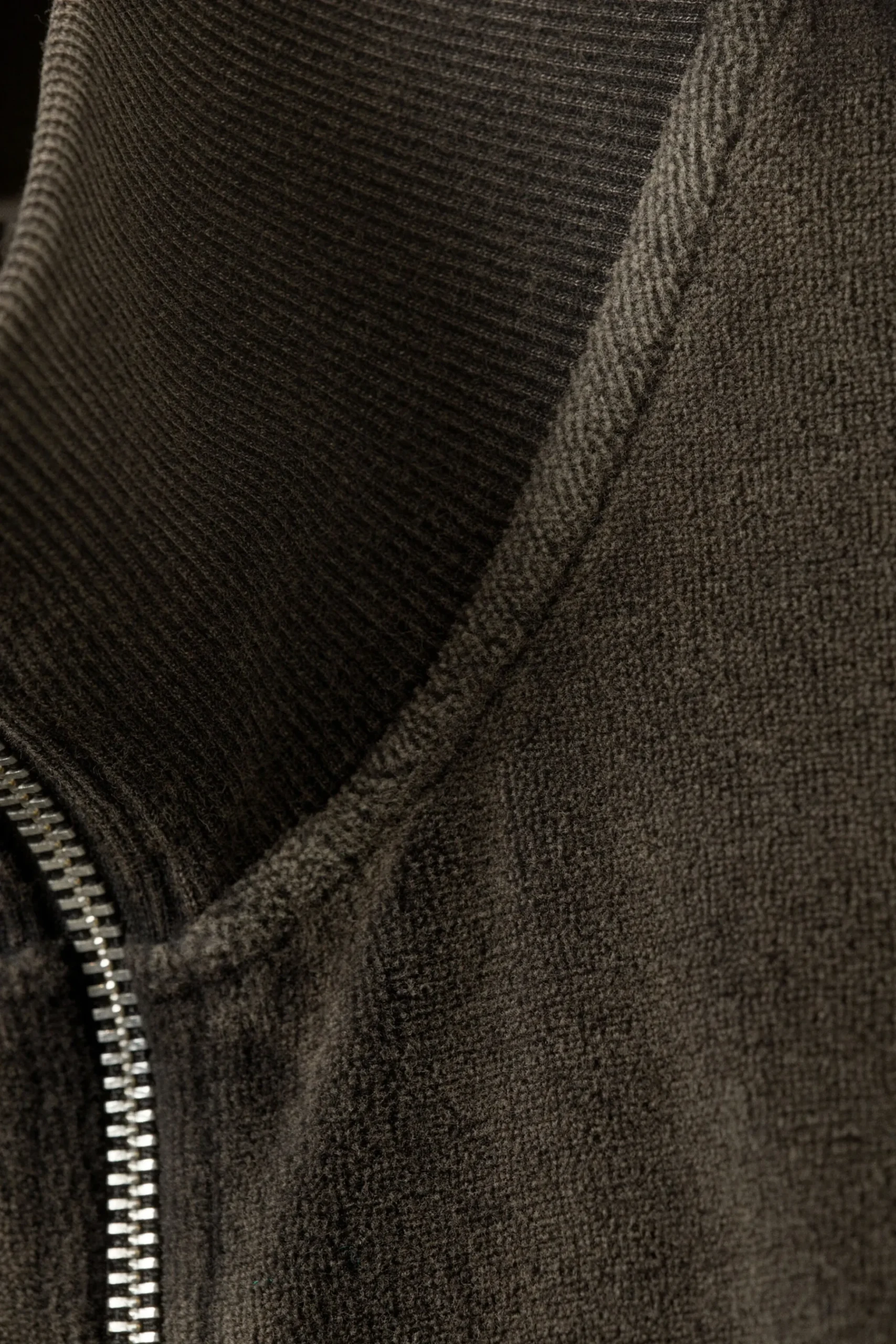 Weekday WASHED VELVET MINI JACKET washed black Fashion