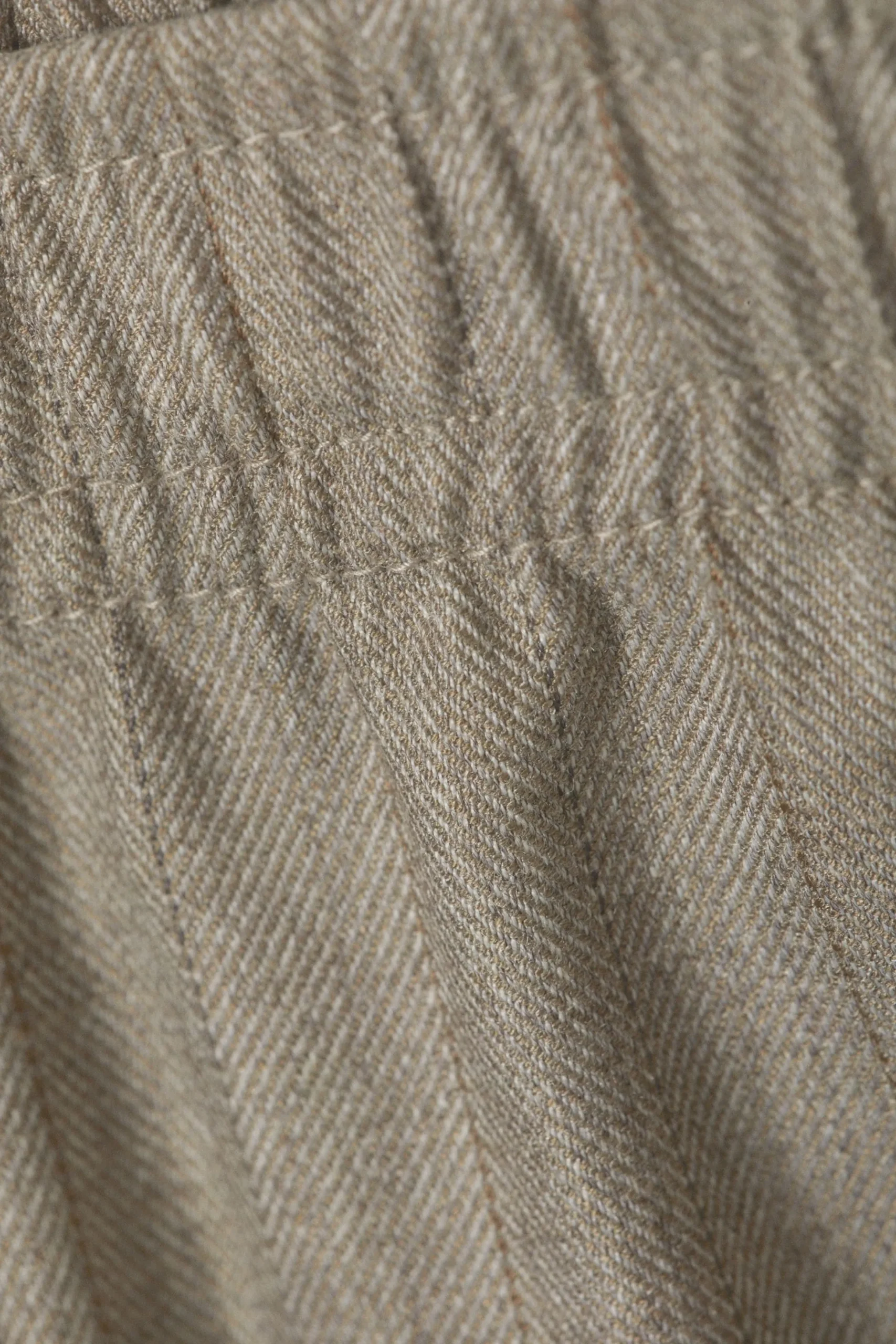 Weekday WIDE PULL ON SUITING TROUSERS beige pinstripe Online