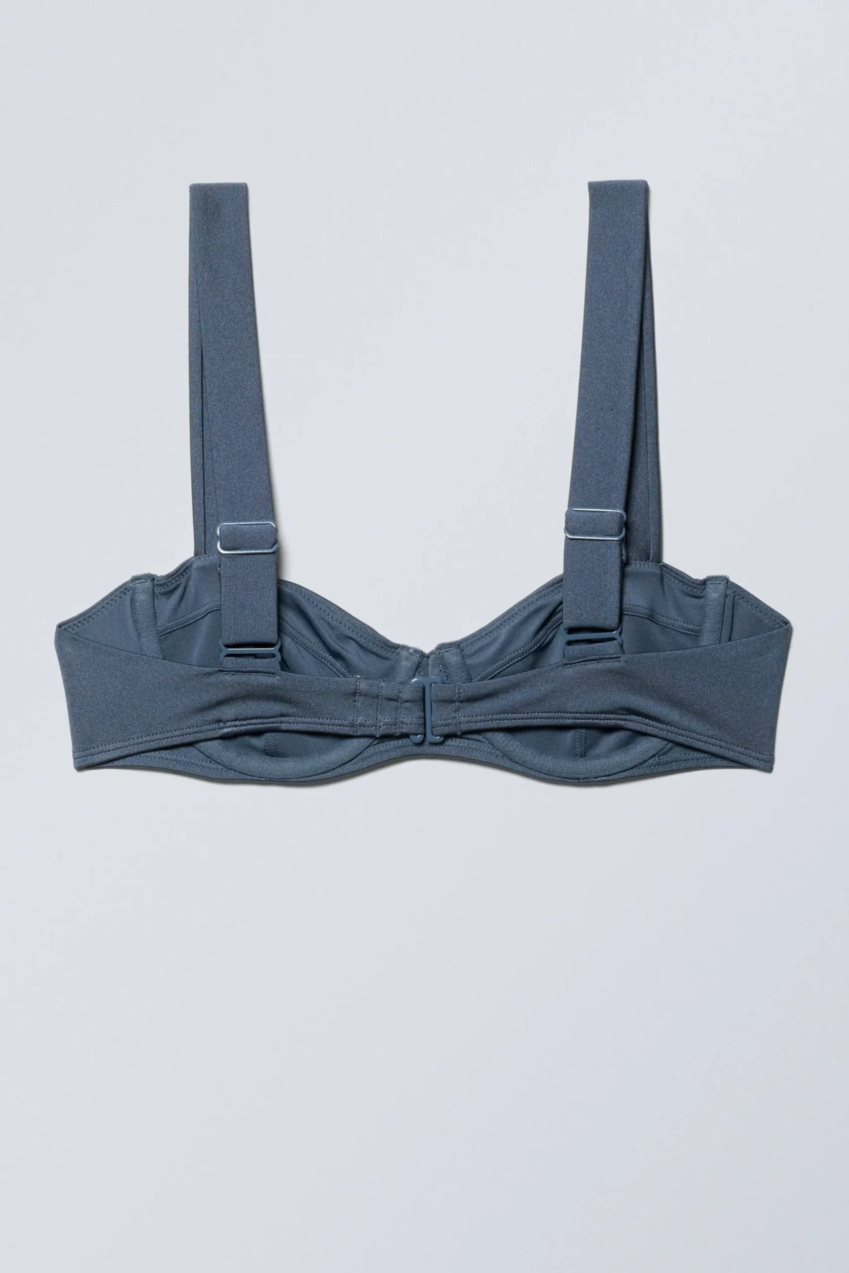 Weekday WIRE BIKINI TOP dark dusty blue Outlet