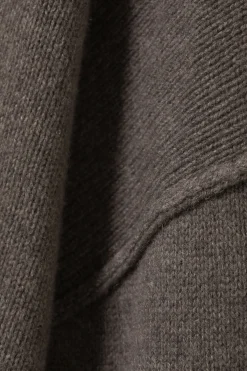 Weekday WOOL TURTLENECK SWEATER dark mole Hot