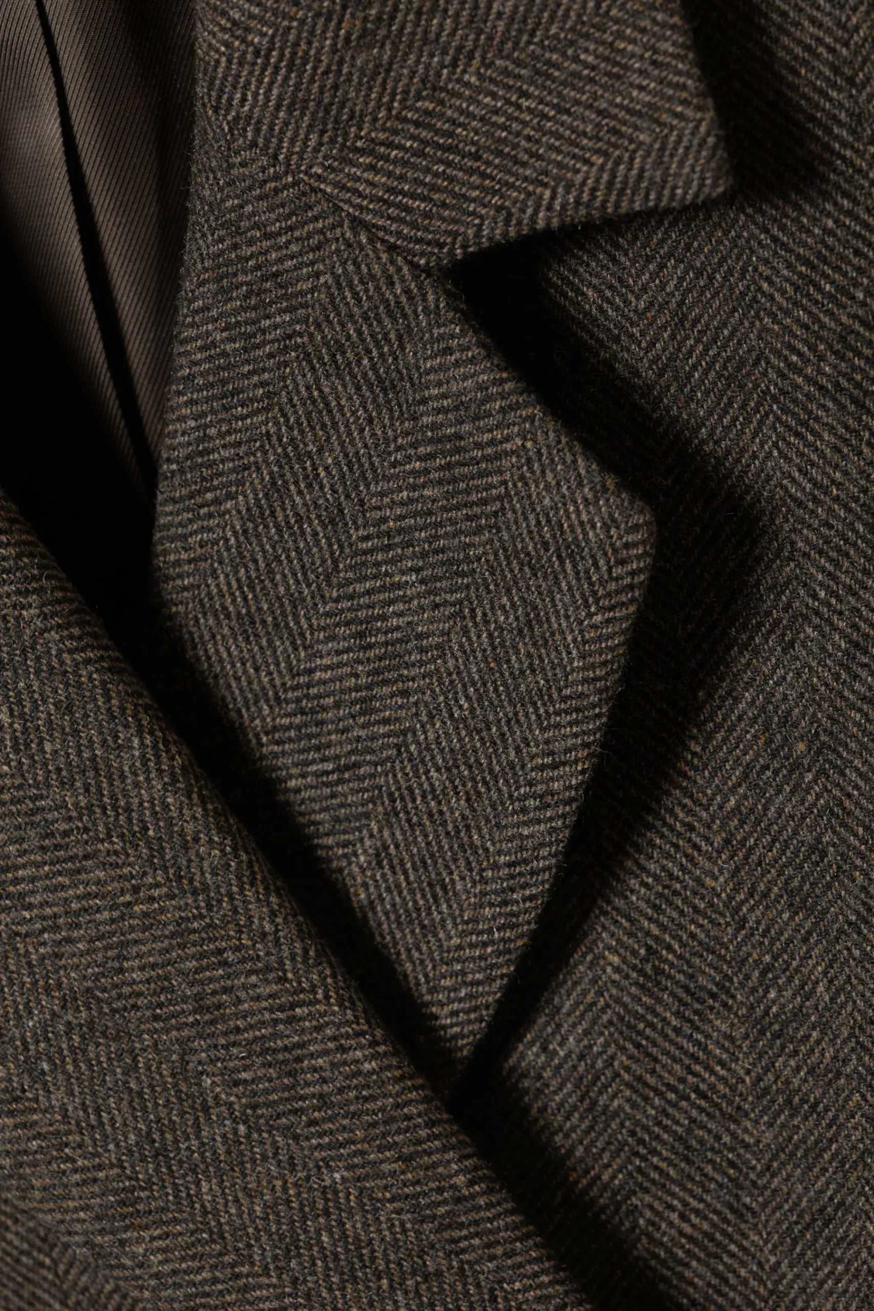 Weekday WOOL-BLEND HERRINGBONE BLAZER brown/grey Shop