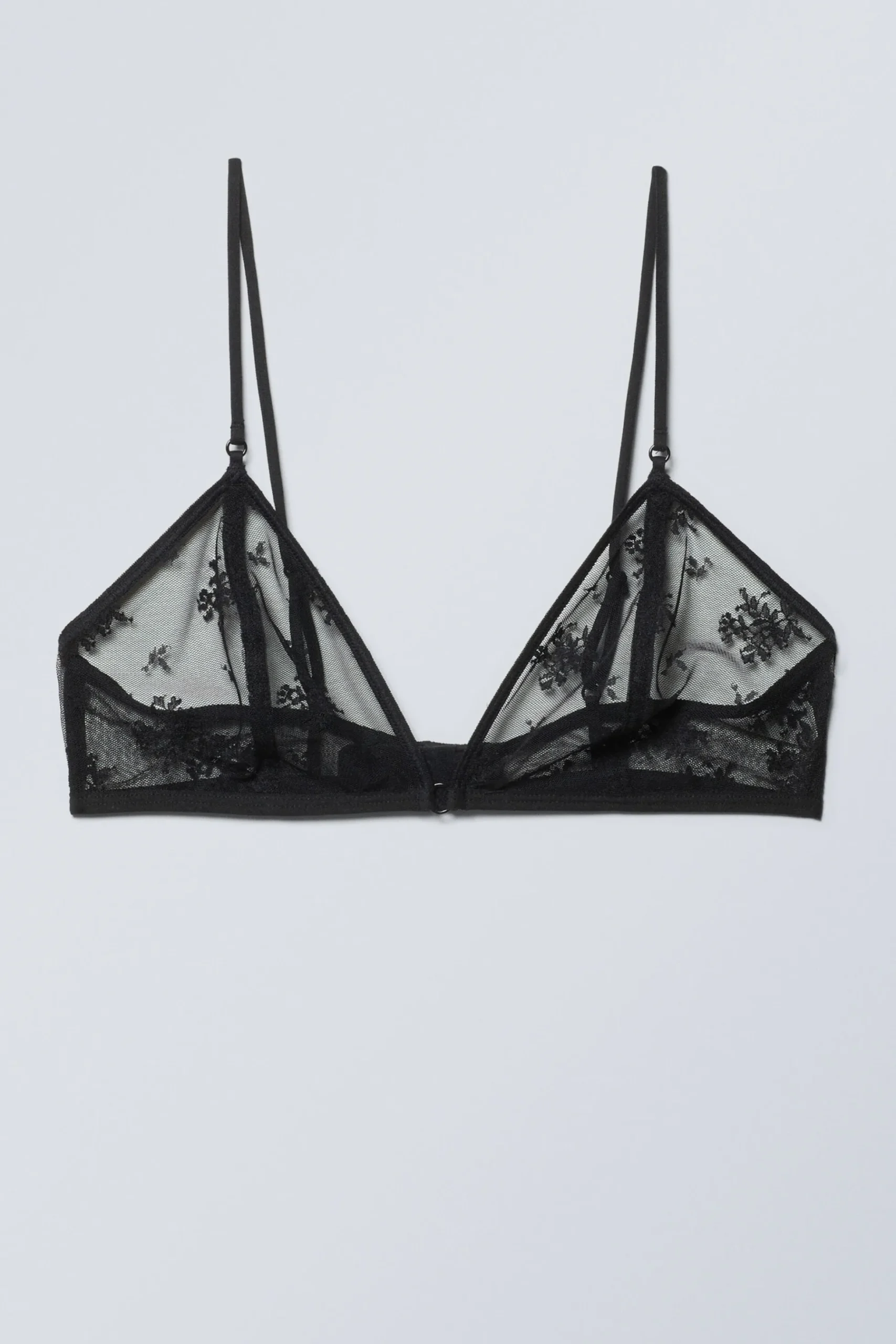 Weekday ZELDA LACE BRALETTE black Best Sale